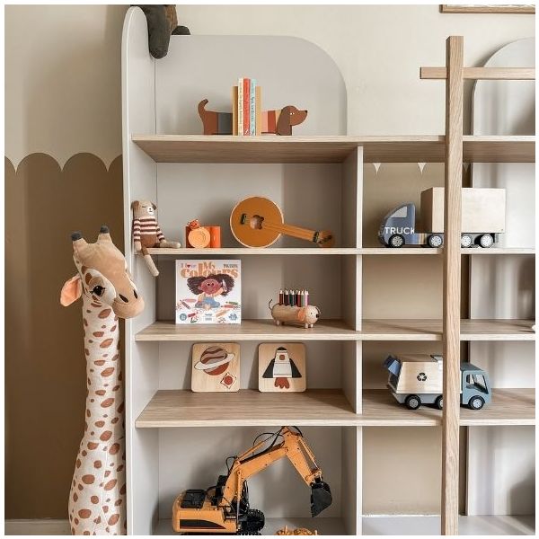 Bloom Bookcase XL - Oak / Cashmere