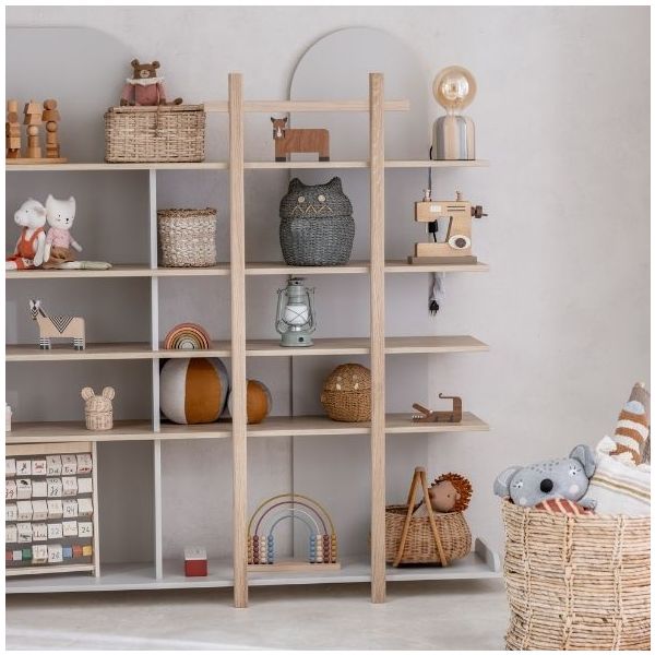 Bloom Bookcase XL - Oak / Cashmere