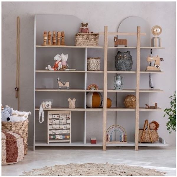 Bloom Bookcase XL - Oak / Cashmere