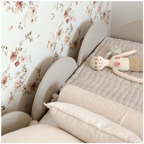 Bloom Convertible Crib 70 x 140 cm - Oak / Cashmere