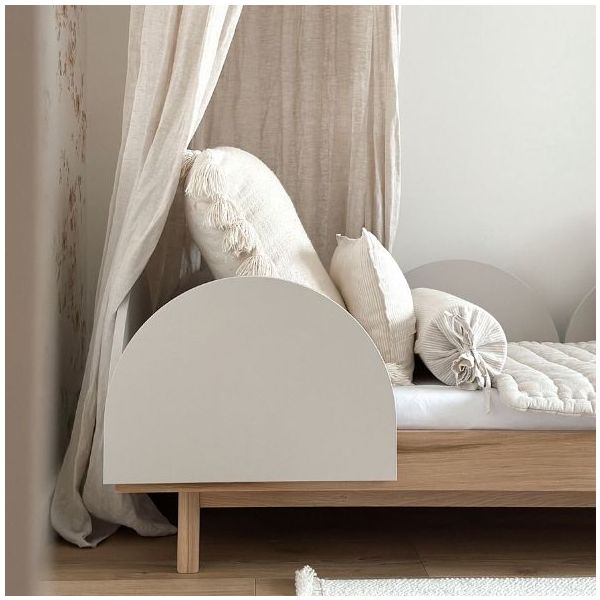 Bloom Convertible Crib 70 x 140 cm - Oak / Cashmere