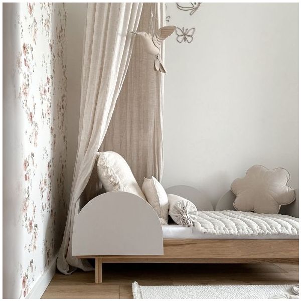 Bloom Convertible Crib 70 x 140 cm - Oak / Cashmere