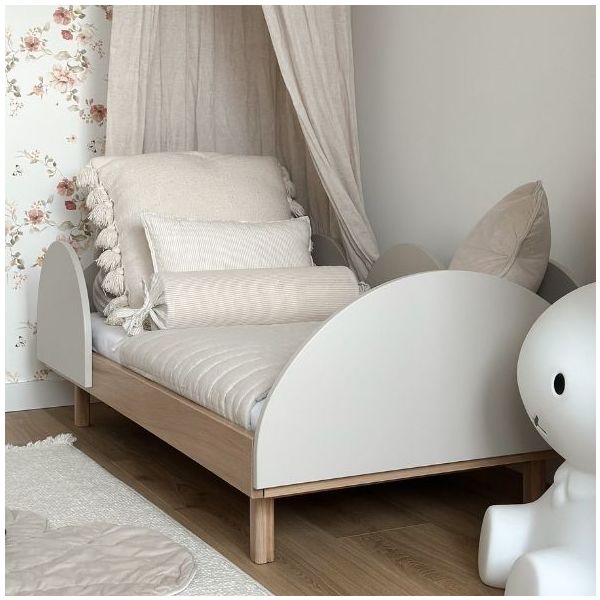 Bloom Convertible Crib 70 x 140 cm - Oak / Cashmere