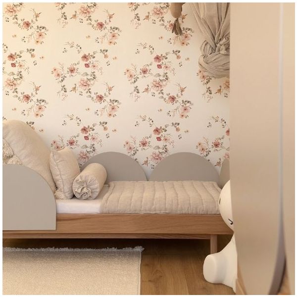 Bloom Convertible Crib 70 x 140 cm - Oak / Cashmere