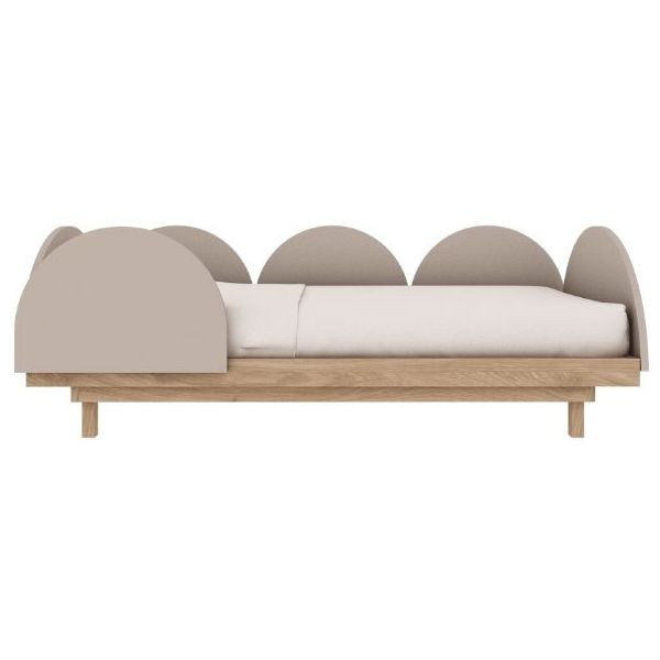 Bloom Convertible Crib 70 x 140 cm - Oak / Cashmere