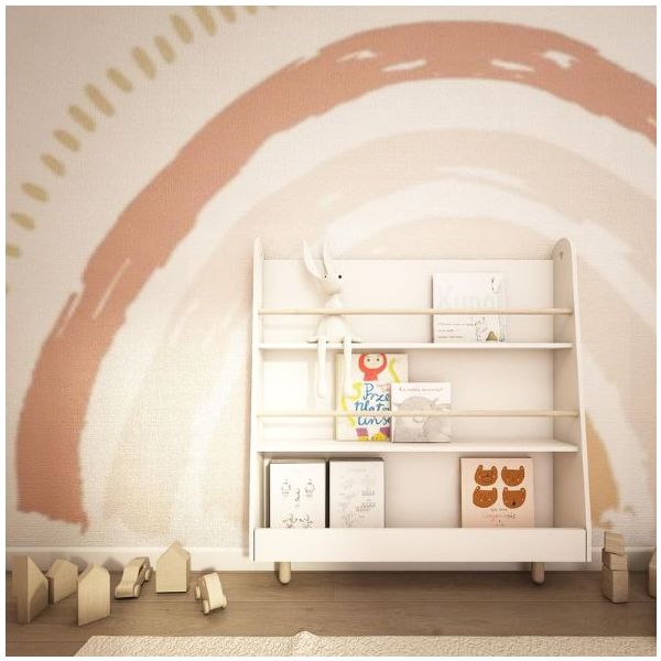 Bookworm Montessori Bookshelf - White