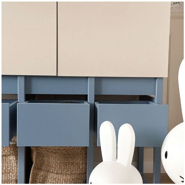 Armoire Tweens - Sable / Bleu