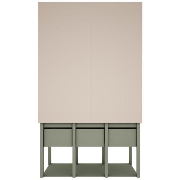 Armoire Tweens - Sable / Eucalyptus