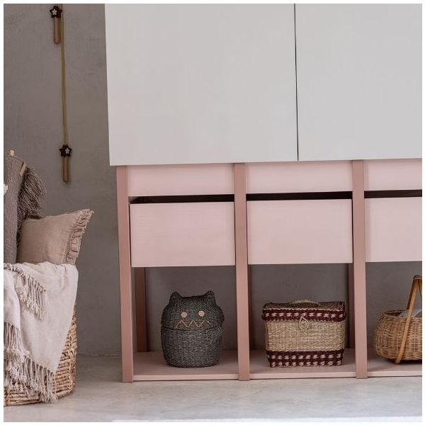 Armoire Tweens - Sable / Rose