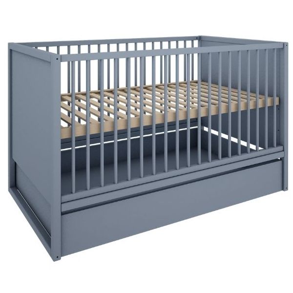 Tweens Convertible Crib 70 x 140 cm - Muted Blue