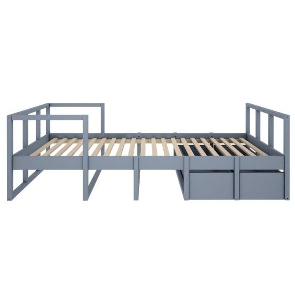 Lit simple Tweens 90 x 200 cm - Bleu