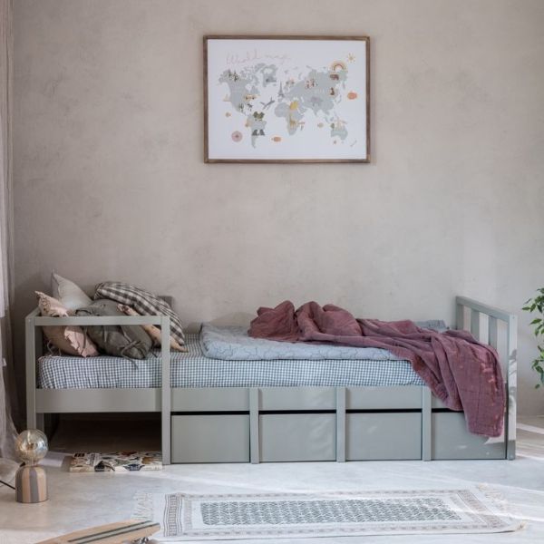 Tweens Single Bed 90 x 200 cm - Eucalyptus