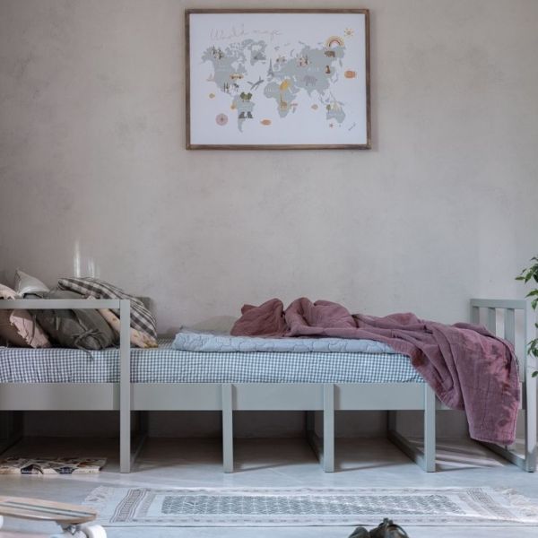 Tweens Single Bed 90 x 200 cm - Eucalyptus
