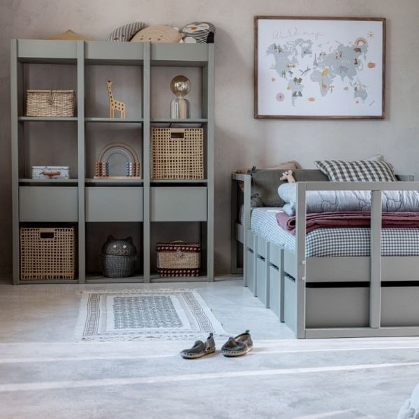Tiroir de rangement Tweens pour lit 90 x 200 cm - Eucalyptus