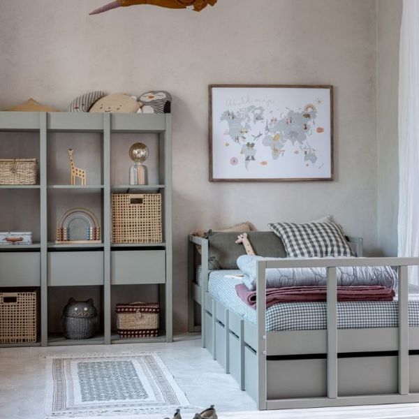 Tiroir de rangement Tweens pour lit 90 x 200 cm - Eucalyptus