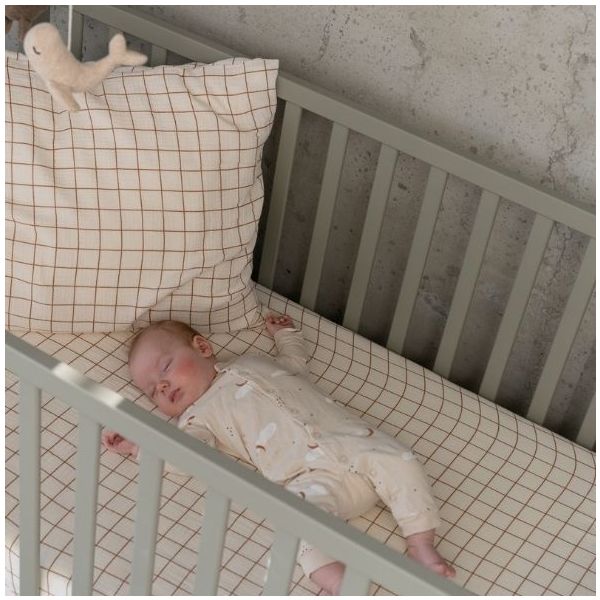 Lit bébé évolutif Vintage 70 x 140 cm - Eucalyptus