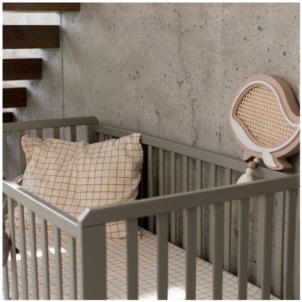 Lit bébé évolutif Vintage 70 x 140 cm - Eucalyptus