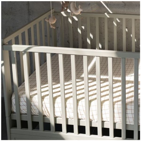 Lit bébé évolutif Vintage 70 x 140 cm - Eucalyptus