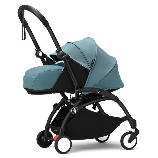Poussette Nouveau-né 0+ YOYO³ - Aqua - Couleur de châssis au choix