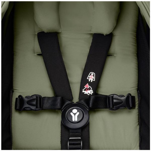 Poussette Nouveau-né 0+ YOYO³ - Olive - Couleur de châssis au choix