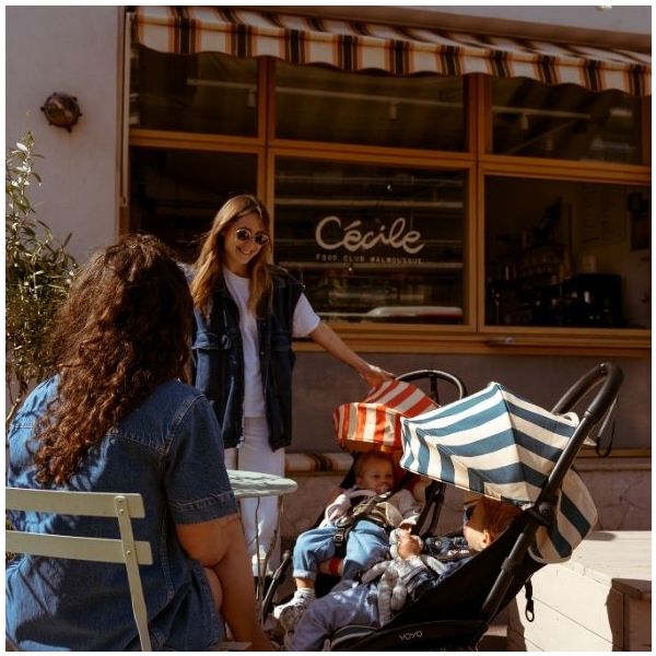 Poussette 6+ YOYO³ Riviera - Monaco - Couleur de châssis au choix