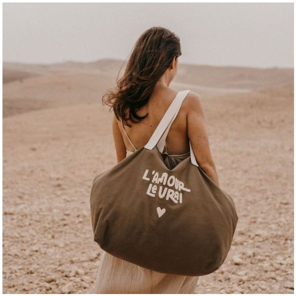 Sac cabas XL - L'amour, le vrai