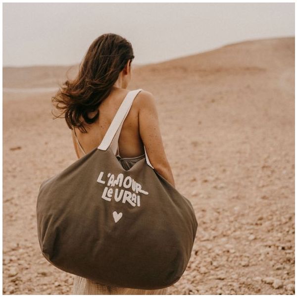 Sac cabas XL - L'amour, le vrai