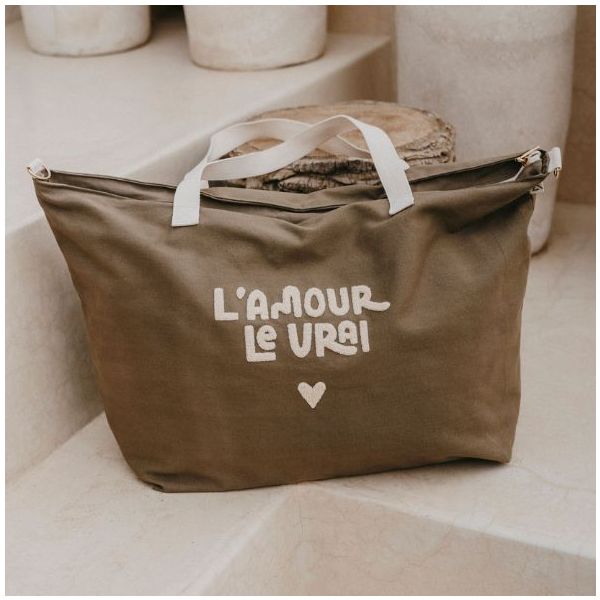 Sac cabas XL - L'amour, le vrai