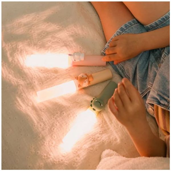 Lampe veilleuse 3-en-1 Zoo Light - Renard