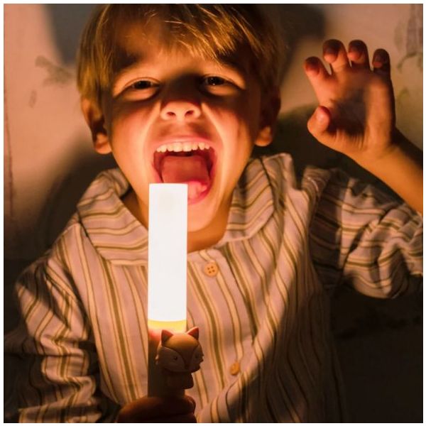 Lampe veilleuse 3-en-1 Zoo Light - Renard