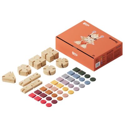 Wooden Construction Toy - Dreamer Set - 64 Pieces