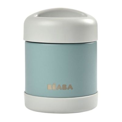 Lunchbox pot isotherme 300 ml - Gris Clair / Eucalyptus