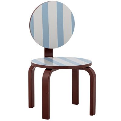 Chaise enfant Liova - Bordeaux / Bleu Ciel