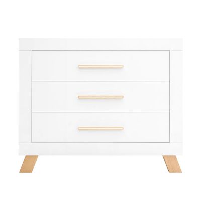 3 drawers dresser Lisa - White/natural