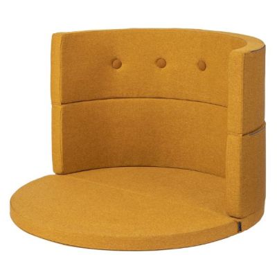 Play Mattress Fold Circle - Mustard / Mustard