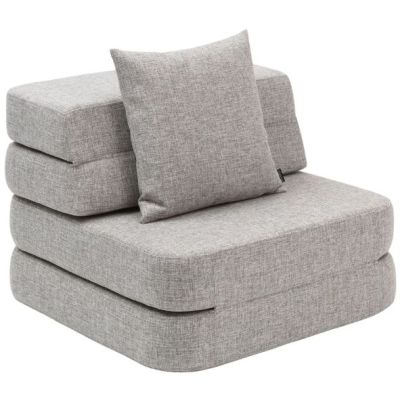 Sofa 3F Single (70 cm) - Grey / Grey