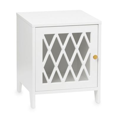 Table de chevet Harlequin - Blanc