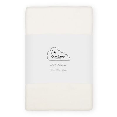 Drap Housse 60 x 120 cm - Blanc Cassé