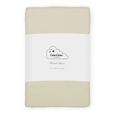 Drap Housse 70 x 140 cm - Praline