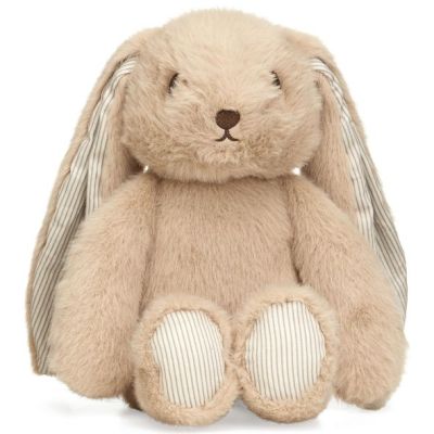 Doudou lapin Billie (29 cm) - Latte / Rayures Camel