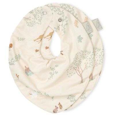 Set de 2 bavoirs bandana - Woodland