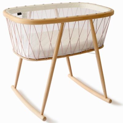 Wiege Kumi - Matratze aus Kokosfasern inklusive - Bois de rose