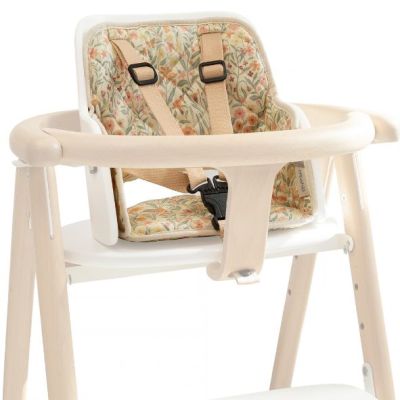 Coussin d'assise pour la chaise haute TOBO x Mushie - Pastel Bloom