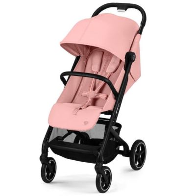 Poussette Compacte Beezy - Noir / Rose Bonbon