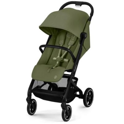 Poussette Compacte Beezy - Noir / Vert Mousse