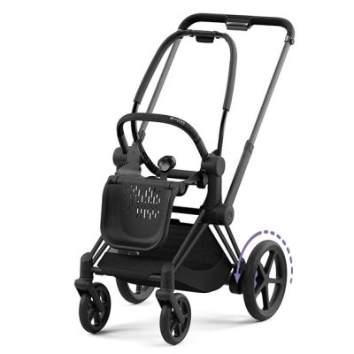 Châssis de poussette e-Priam - Noir Mat