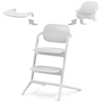 Lemo 3-in-1 Chair - All White