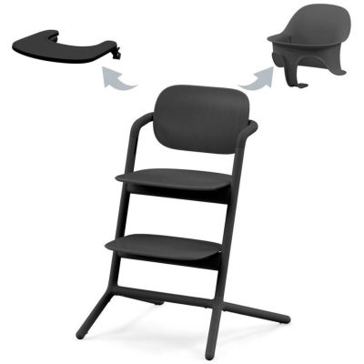 Lemo 3-in-1 Chair - Stunning Black