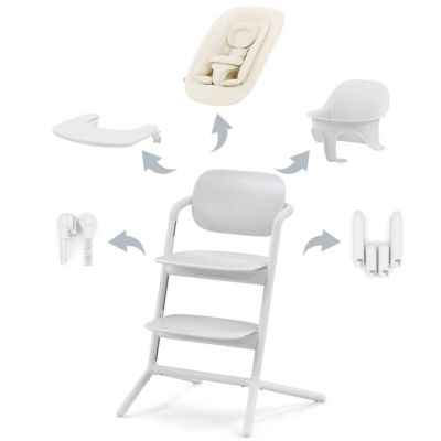 Lemo 4-in-1 Chair - All White