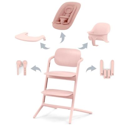 Lemo 4-in-1 Chair - Pearl Pink